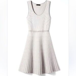 Banana Republic Light Gray Mini Dress large
